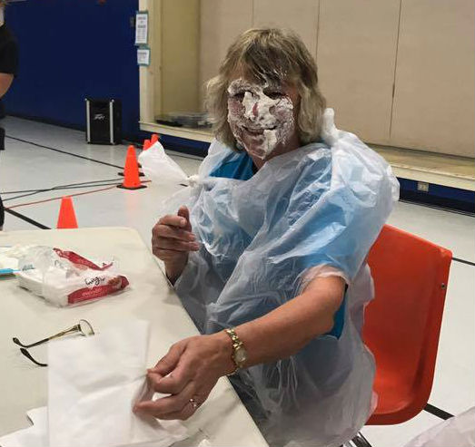 Ms Bacon Pie in the Face